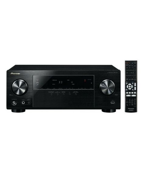 AV ресиверы: Ресивер Pioneer VSX-424-K 5.1 канальный AV ресивер с HDMI 2.0, HD Audio, MCACC настройкой громкоговорителей и функцией Ultra HD 4K Pass Through (Черный) фотографии