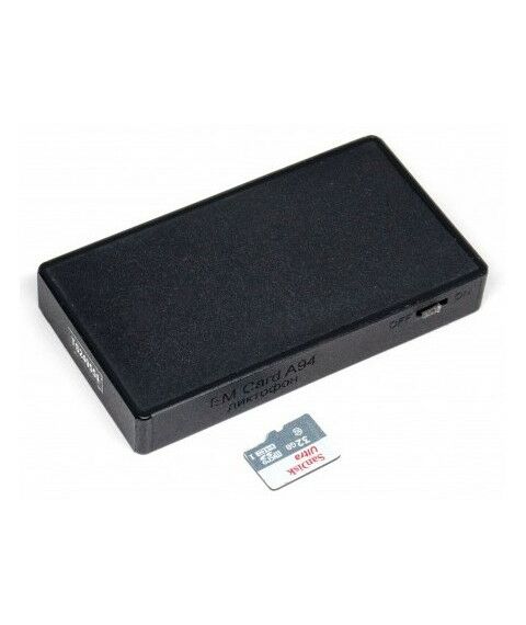 Цифровые диктофоны: Цифровой диктофон Edic-mini Card А94-3 металл+пластик, размер 11*40*68мм, вес 32г, автономность до 340ч, аккумулятор фотографии