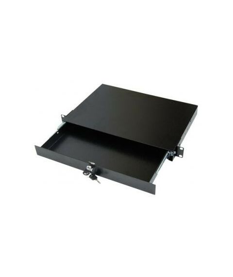 Шкафы и стойки: Полка под клавиатуру выдвижная TLK TLK-KB1-BK 19", 1U, Ш432хГ300мм, черная фотографии