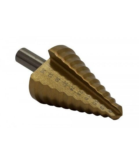 Буры, пики, коронки, сверла: Сверло Практика 774-481 по металлу, ступенчатое, 9-36 мм, шаг 3 мм фотографии