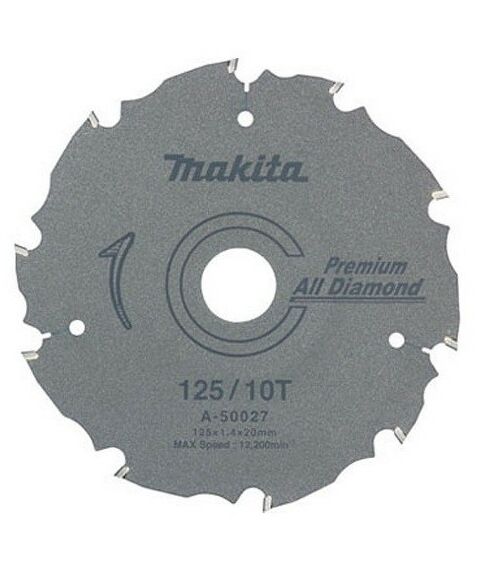 Пильные и алмазные диски: Диск пильный для цементоволокнистых плит Makita B-49242 125х20х18 фотографии