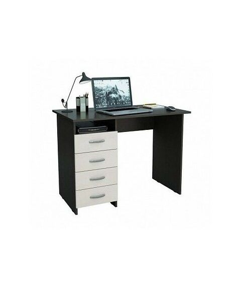 Столы и парты: Стол письменный MFMaster Милан венге-дуб молочный [МСТ-СДМ-00-ВД-03] фотографии