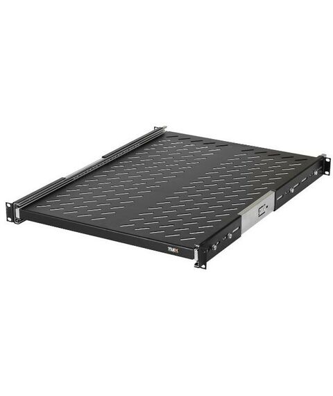 Шкафы и стойки: Полка выдвижная TLK TLK-SHFC-600R-BK 19", Ш418хГ600мм, для шкафа и стойки глубиной 800мм, черная фотографии