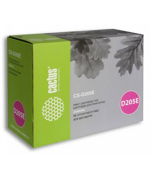 Для Samsung (совместимые): Тонер-картридж Cactus CS-D205E ML3710/3710D/3710ND/SCX5637/5637FR, 10000 стр, черный фотографии