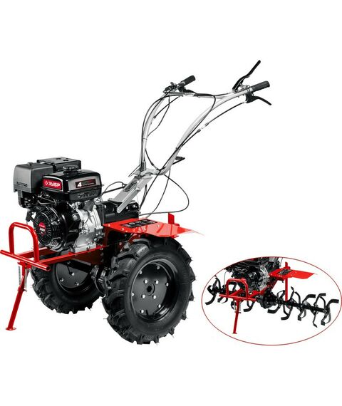 Тракторы и мотоблоки: Бензиновый мотоблок с ВОМ Зубр МТШ-700 13 л.с. фотографии