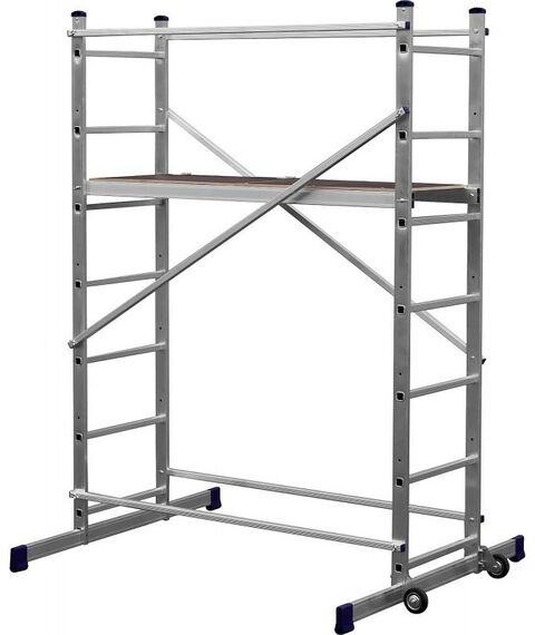 Стремянки и лестницы: Алюминиевая вышка-тура СИБИН 38840-3 3 метра фотографии