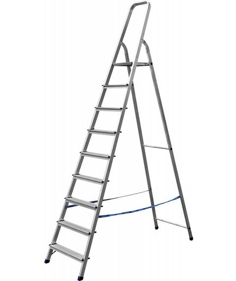 Стремянки и лестницы: Алюминиевая стремянка СИБИН 38801-9 9 ступеней, 187 см фотографии
