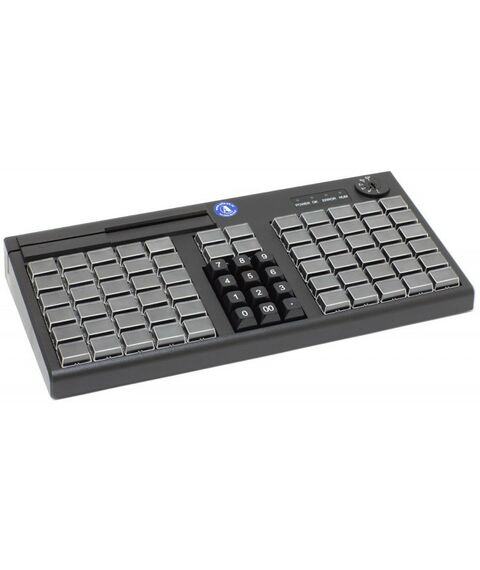 POS клавиатуры: Программируемая клавиатура АТОЛ KB-76-KU (rev.2) черная c ридером магнитных карт на 1-3 дорожки [42291] фотографии