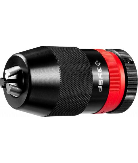 Принадлежности для электроинструмента: Патрон для станков Зубр Профессионал 29088-16 В16мм, посадка на конус Морзе, высокоточный, быстрозажимной с фиксирующим кольцом, D=0-16мм [29088-16_z01] фотографии