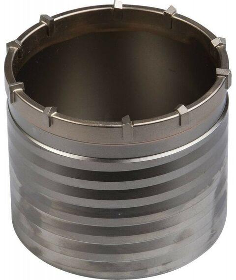 Буры, пики, коронки, сверла: Коронка буровая KRAFTOOL 29200-100 конусная посадка, D-100мм, L-100мм фотографии