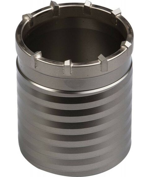 Буры, пики, коронки, сверла: Коронка буровая KRAFTOOL 29200-80 конусная посадка, D-80мм, L-100мм фотографии