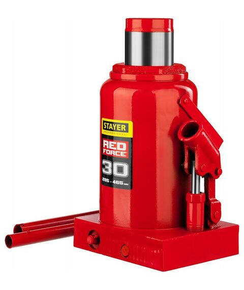 Домкраты: Домкрат бутылочный гидравлический STAYER RED FORCE 30т 285-465мм [43160-30_z01] фотографии