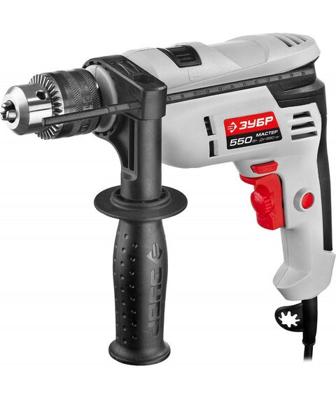 Дрели и шуруповерты: Ударная дрель Зубр ДУ-550 ЭР 550 Вт фотографии