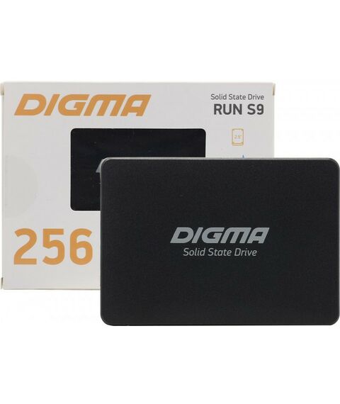 SSD-накопители: SSD-накопитель Digma 256 Gb RUN S9 SATA 6Gb/s 2.5" 3D TLC <1651620> [DGSR2256GS93T] фотографии