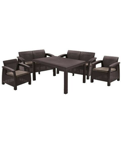 Садовая мебель: Набор садовой мебели Keter Corfu II Fiesta в 3-х местах [17198008B] фотографии