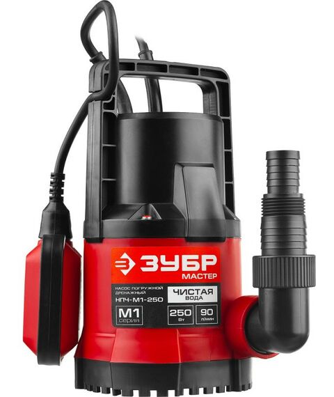 Насосы и насосные станции: Дренажный насос с минимальным уровнем откачки Зубр НПЧ-М1-250 250 Вт фотографии