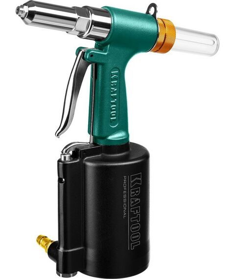 Заклепочники пневматические: Заклепочник пневматический KRAFTOOL AR-64 для заклёпок из алюминия, стали, нерж. стали, d=2,4 / 3,2 / 4,0 / 4,8 / 6,4 мм [31185_z02] фотографии