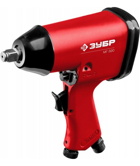 Пневмогайковерты: Ударный пневматический гайковерт Зубр МГ-320 1/2", 320 Нм [64285] фотографии