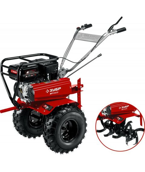 Тракторы и мотоблоки: Усиленный бензиновый мотоблок Зубр МТУ-350 7 л.с. фотографии