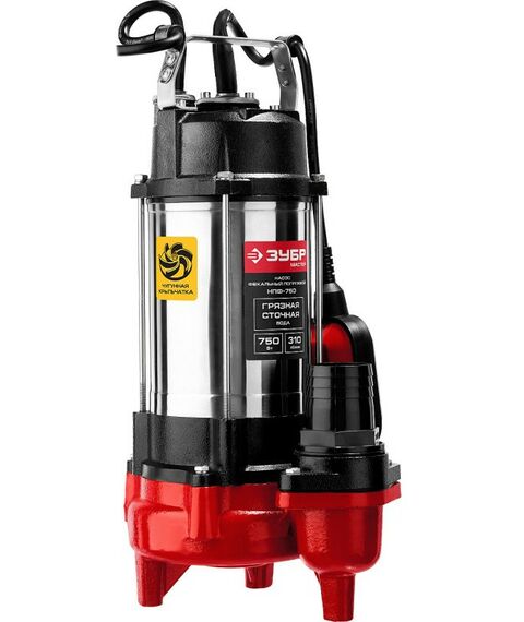 Насосы и насосные станции: Фекальный насос Зубр НПФ-750 750 Вт фотографии
