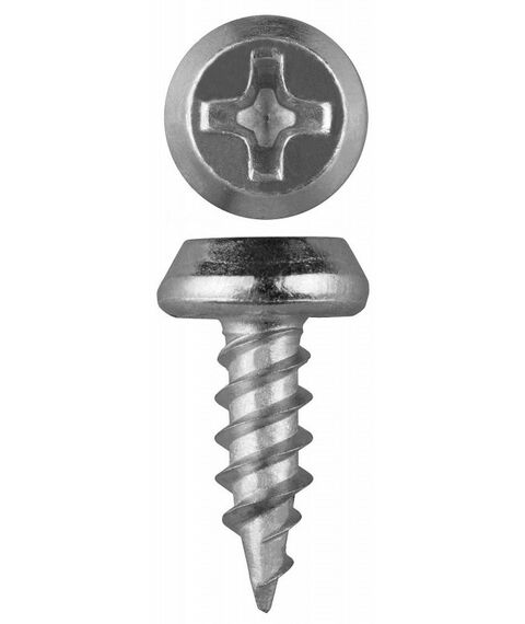 Саморезы: Саморезы КЛМ-Ц для листового металла Зубр 11 х 3.5 мм 22 000 шт, оцинкованные [4-300120-35-11] фотографии