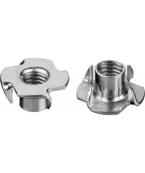 Мебельный крепеж: Гайка врезная Зубр M4x8мм 5 кг (2630 шт.), оцинкованная [303780-04] фотографии