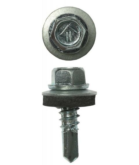 Саморезы: Саморезы СКМ кровельные Зубр Профессионал 19 х 5.5 мм 2 500 шт, для металлических конструкций [4-300310-55-019] фотографии