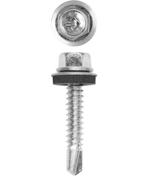 Саморезы: Саморезы СКМ кровельные Зубр Профессионал 32 х 6.3 мм 1 200 шт, для металлических конструкций [4-300310-63-032] фотографии