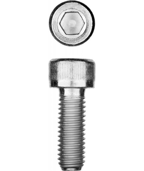 Метрический крепеж: Винт Зубр М6x16 мм DIN 912, 5 кг (920 шт.), кл. пр. 8.8, оцинкованный [30318-06-016] фотографии