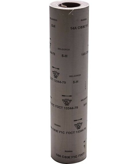 Шлифовка, зачистка: Рулон шлифовальный БАЗ 14А 5-H (P220) 800 мм, на тканевой основе, водостойкий, 30 м [3550-005_z01] фотографии