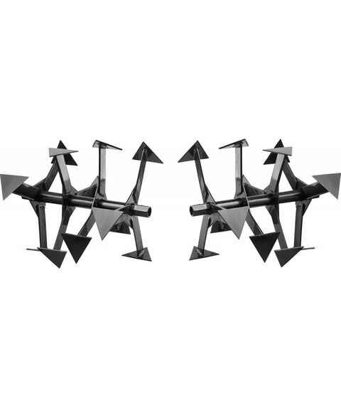 Навесное оборудование для мотоблоков и культиваторов: Фрезы гусиные лапки для мотоблоков Зубр Ф-1 HEX 23 [707108-1] фотографии