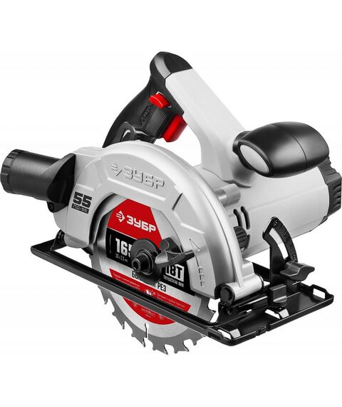 Дисковые пилы: Пила дисковая Зубр ПД-55 90°-55 мм, диск 165 мм, 1300 Вт фотографии