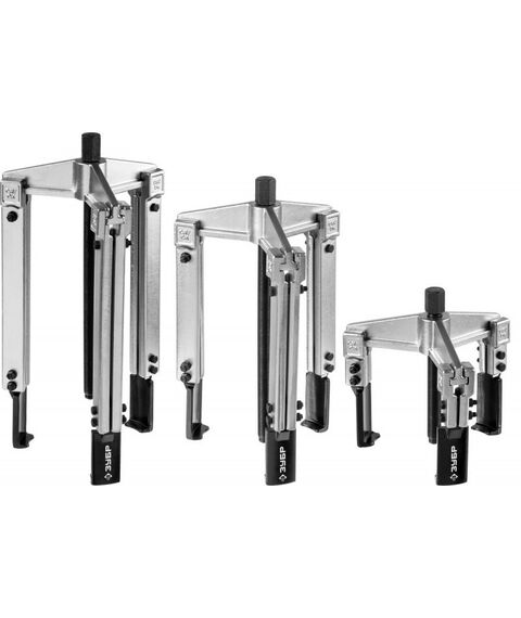 Демонтажный инструмент: Набор съемников со сменными захватами Зубр Профессионал 43305-H13 в кейсе фотографии