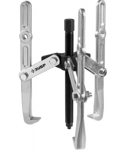 Демонтажный инструмент: Съемник шарнирный 3-захватный с удлиненными захватами Зубр Профессионал 43319-305 305 мм [43319-305] фотографии