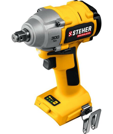 Гайковерты, отвертки: Бесщёточный гайковерт STEHER CWB-300 20В, без АКБ, в коробке [CWB-300] фотографии
