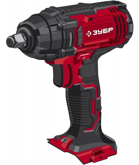 Гайковерты, отвертки: Гайковерт ударный Зубр ГУЛ-255 18В, без АКБ, в коробке фотографии