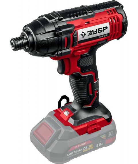 Винтоверты: Винтоверт ударный Зубр ГВЛ-255 18В, без АКБ, в коробке фотографии