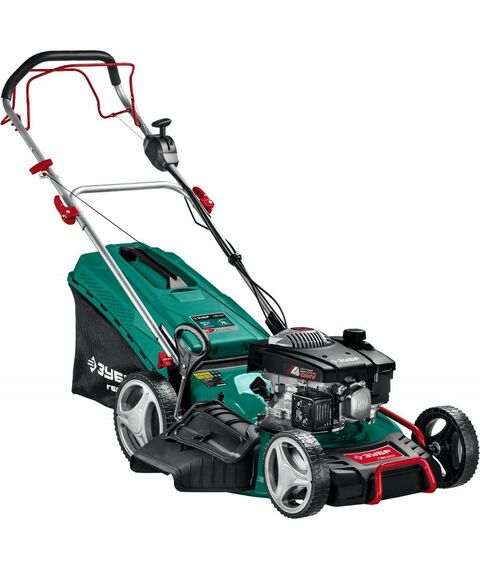 Газонокосилки: Самоходная газонокосилка бензиновая Зубр ГБС-510 510 мм 6.5 л.с. фотографии