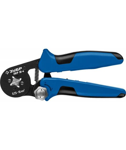 Электромонтажный инструмент: Пресс-клещи для втулочных наконечников Зубр Профессионал ПКР-16-4 0.25 - 16 мм.кв [22693] фотографии