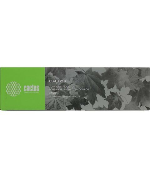 Для Canon (совместимые): Тонер-картридж Cactus CS-EXV18 для Canon iR1018/1020/1022/1023/1024 фотографии