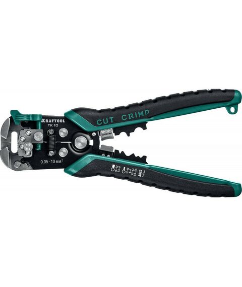 Электромонтажный инструмент: Стриппер автоматический многофункциональный KRAFTOOL TK-10 0.05 - 10 мм2 [22639] фотографии