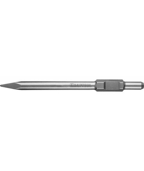 Буры, пики, коронки, сверла: Зубило пикообразное KRAFTOOL ALLIGATOR HEX 30 400 мм [29345-00-400] фотографии