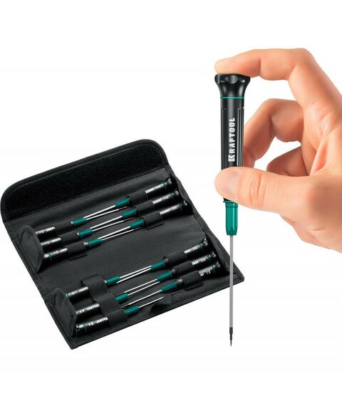 Отвертки: Набор отверток для точных работ KRAFTOOL Precision 12 12 предметов [25689] фотографии