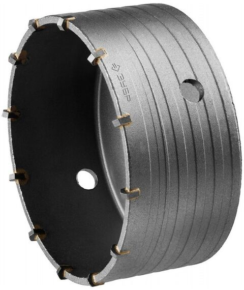 Буры, пики, коронки, сверла: Коронка по бетону без державки Зубр Профессионал 125 мм резьбовая посадка коронки М22 [29180-125] фотографии