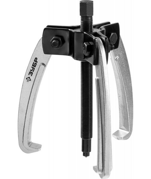 Демонтажный инструмент: Съемник шарнирный 3-захватный с серповидными захватами Зубр Профессионал 160 мм [43323-160] фотографии