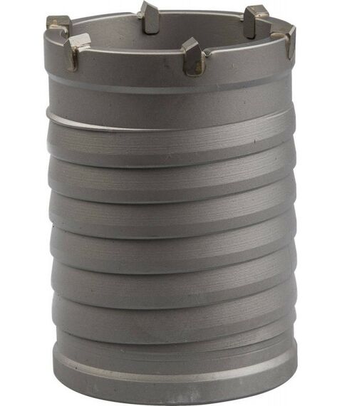 Буры, пики, коронки, сверла: Коронка буровая Зубр d=73мм L=100мм конусная посадка, без оснастки [29300-73] фотографии