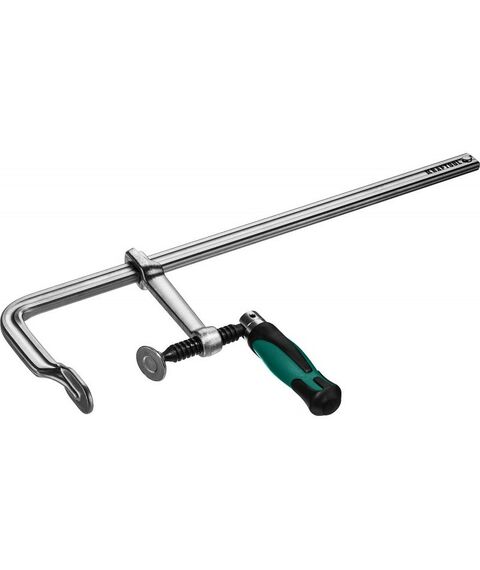 Тиски, струбцины, наковальни, верстаки: Струбцина KRAFTOOL FORGE FF-500/120 тип F 500/120 мм, 750 кгс [32014-120-500] фотографии