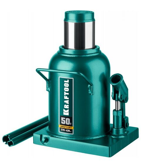 Домкраты: Домкрат бутылочный гидравлический KRAFTOOL KRAFT-LIFT 50т 270-420мм [43462-50_z01] фотографии