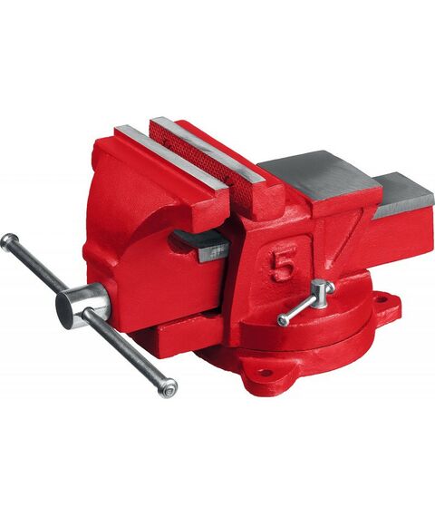 Тиски, струбцины, наковальни, верстаки: Слесарные тиски MIRAX 125 мм [32471-12] фотографии