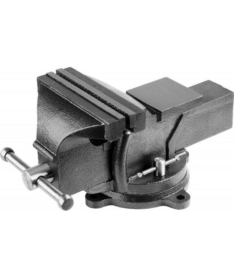 Тиски, струбцины, наковальни, верстаки: Слесарные тиски STAYER 100 мм [3256-100] фотографии